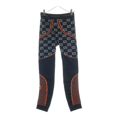 Gucci GG Jacquard Jersey Leggings Pants Black