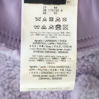 Fendi Shearling Jacket Purple