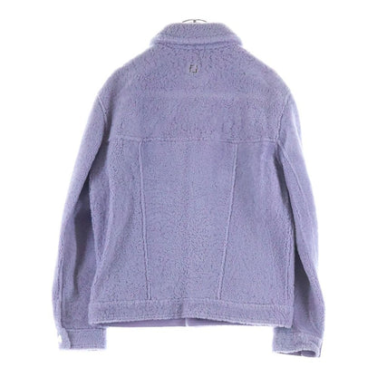 Fendi Shearling Jacket Purple