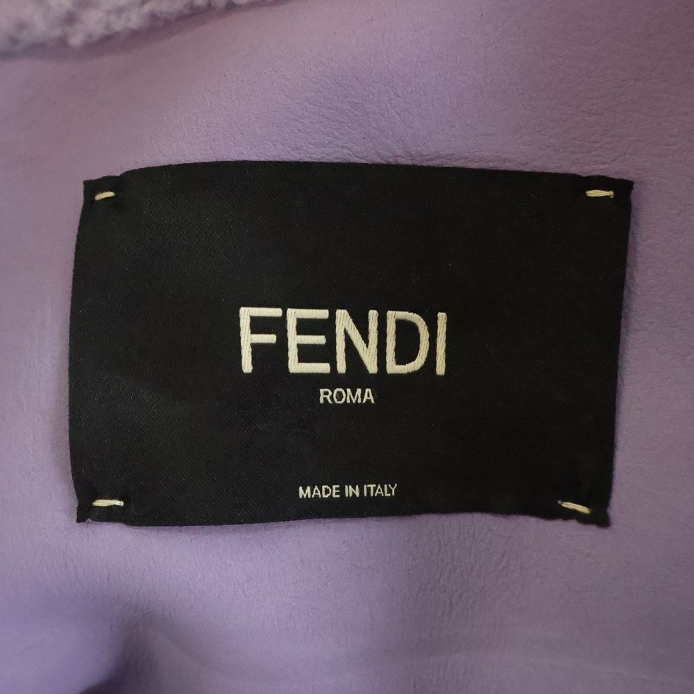 Fendi Shearling Jacket Purple