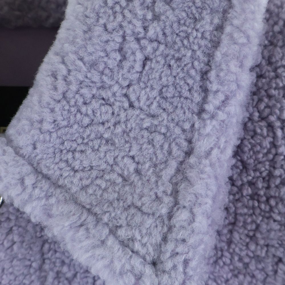Fendi Shearling Jacket Purple