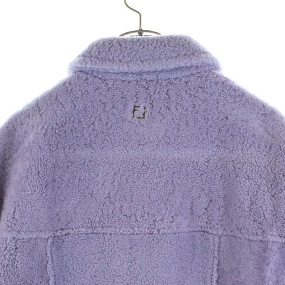 Fendi Shearling Jacket Purple