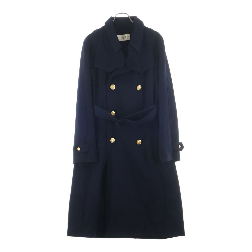 Celine Western Trenchcoat Trench Coat Long Black
