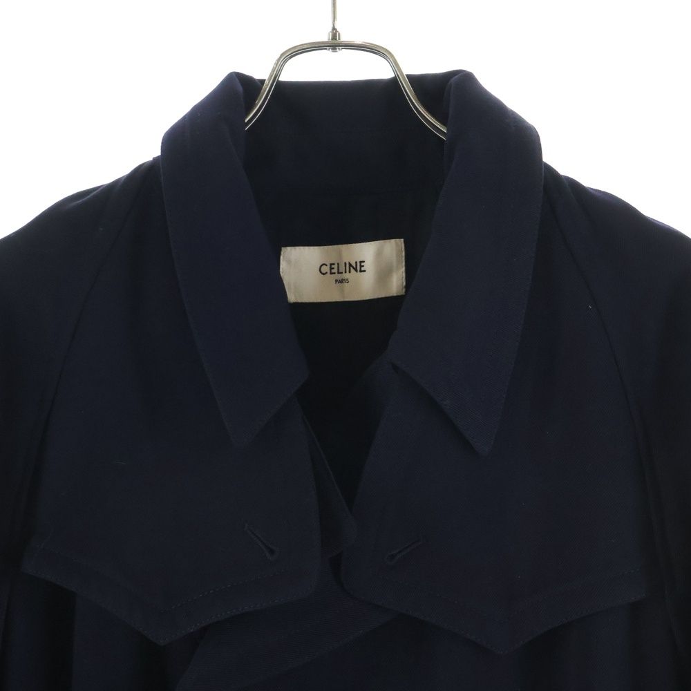 Celine Western Trenchcoat Trench Coat Long Black