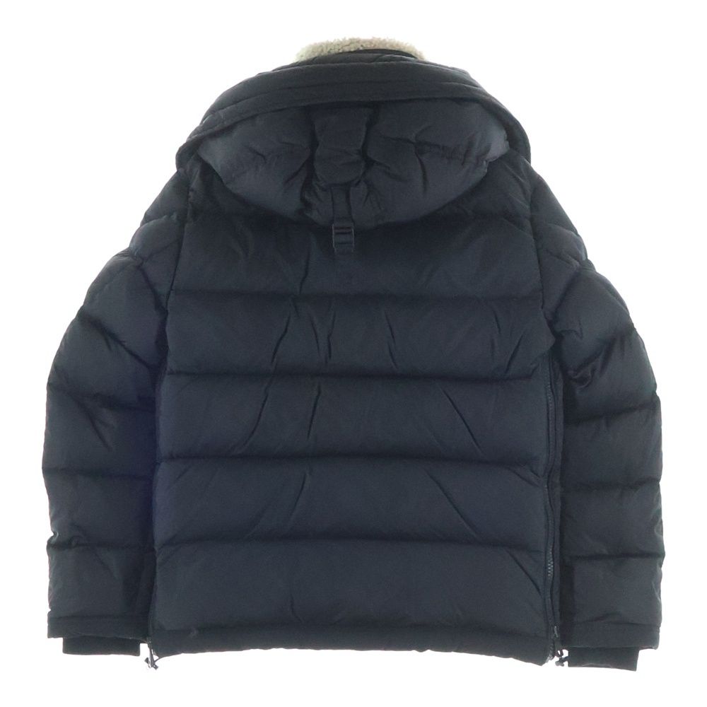 Moncler Pyrenees Giubbotto Zip Up Nylon Down Jacket Black