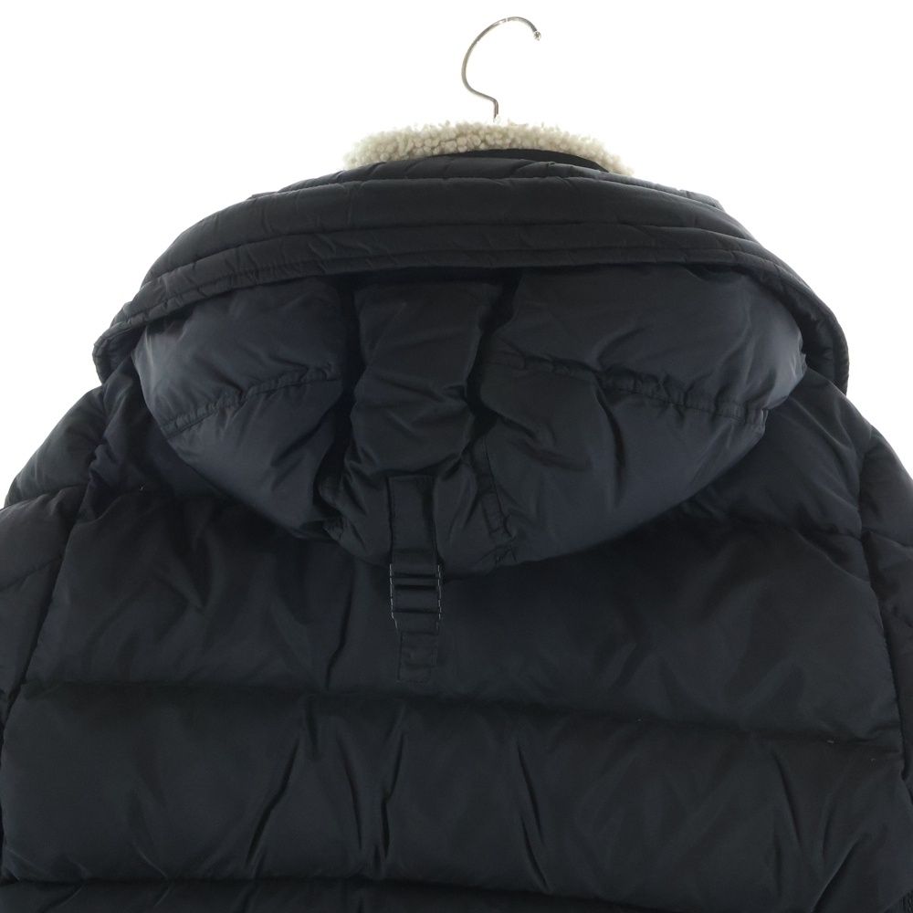 Moncler Pyrenees Giubbotto Zip Up Nylon Down Jacket Black