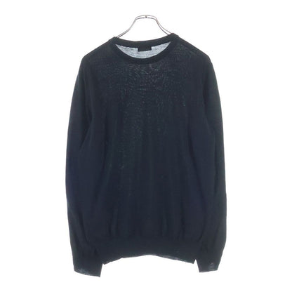 Dior Kaws Bee Embroidery Crew Neck Long Sleeve Knit Sweater Black