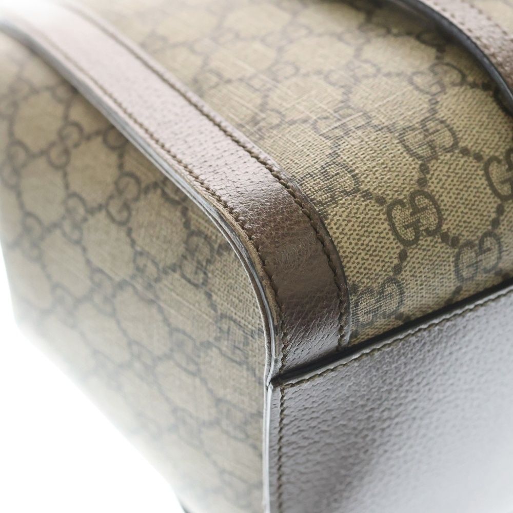 Gucci Ophidia GG Supreme 2-Way Shoulder Bag Brown