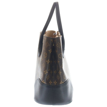 Louis Vuitton Monogram Flandrine 2-Way Shoulder Bag Tote Black Brown Leather