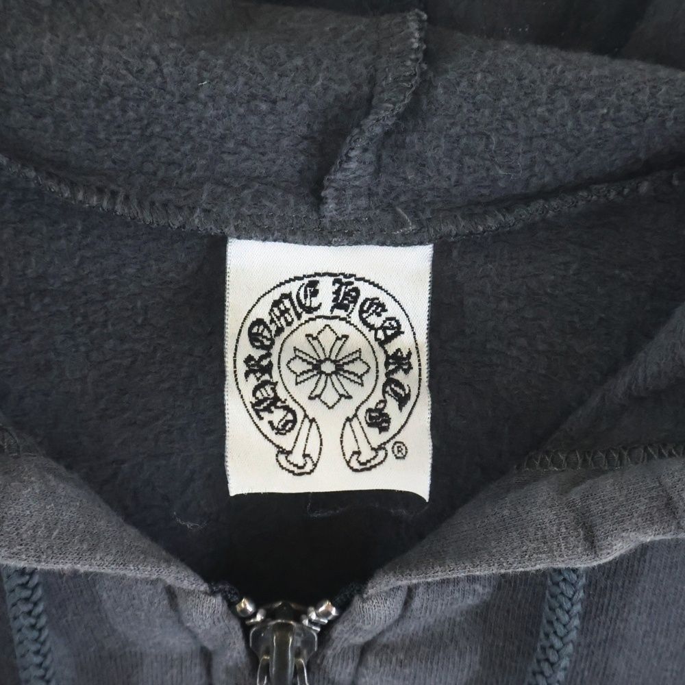 Chrome Hearts Vintage Sweatshirt HD Zip Sleeve Floral Zip Up Hoodie