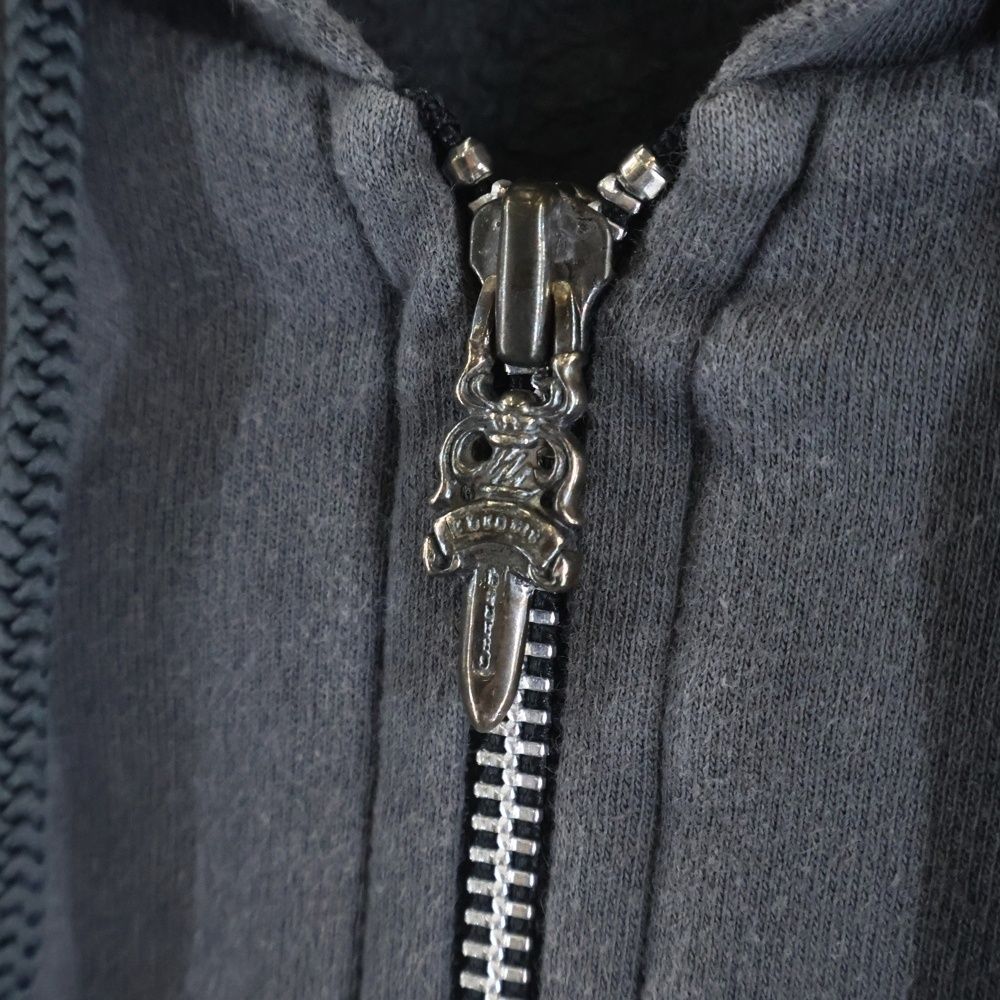Chrome Hearts Vintage Sweatshirt HD Zip Sleeve Floral Zip Up Hoodie