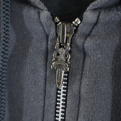 Chrome Hearts Vintage Sweatshirt HD Zip Sleeve Floral Zip Up Hoodie