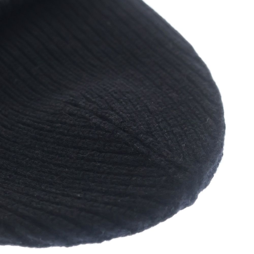 Chanel CC Logo Knit Cap Beige Hat