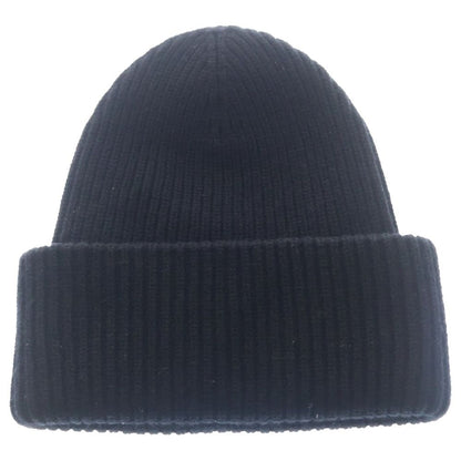 Chanel CC Logo Knit Cap Beige Hat