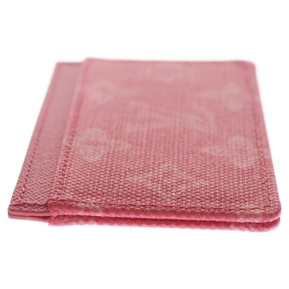 Louis Vuitton Monogram Origin Card Case Business Holder Sample Rose Ribbon Pink
