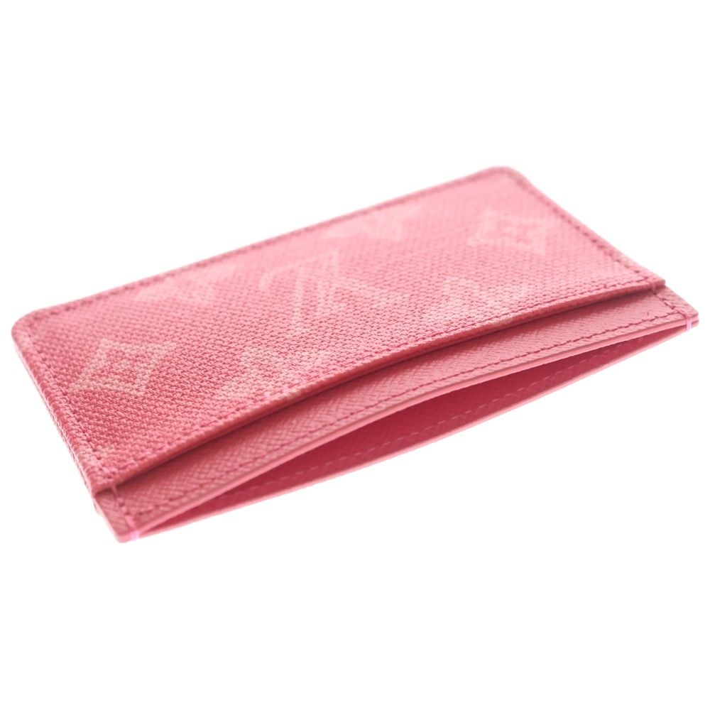 Louis Vuitton Monogram Origin Card Case Business Holder Sample Rose Ribbon Pink