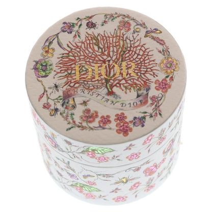 Dior Mitzah Logo Print Silk Scarf Pink Beige