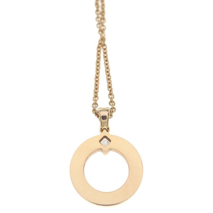 Bvlgari Necklace Pendant Chain Pink Gold