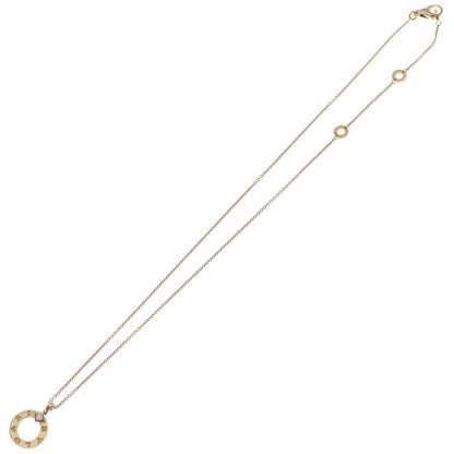 Bvlgari Necklace Pendant Chain Pink Gold