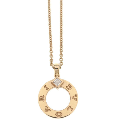 Bvlgari Necklace Pendant Chain Pink Gold