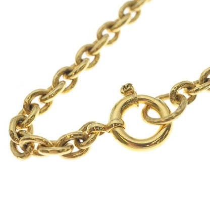 Chanel Triple CC Logo Chain Long Necklace Gold