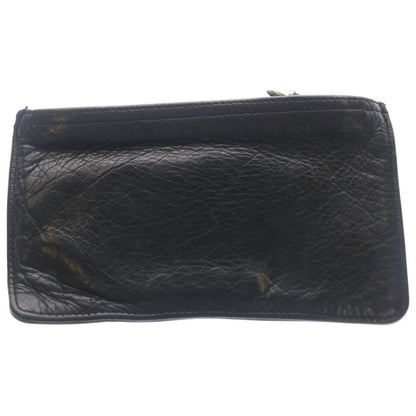 Chrome Hearts Zpr Chng Change Purse Leather Coin Case Black