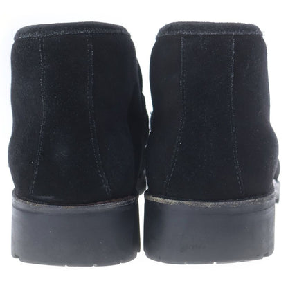 Gucci Suede Leather Horsebit Lace Up Chukka Boots Black