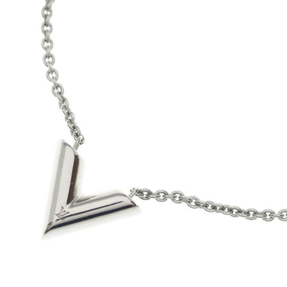 Louis Vuitton Senshal Necklace Pendant Chain Silver