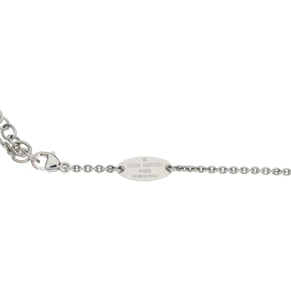 Louis Vuitton Senshal Necklace Pendant Chain Silver