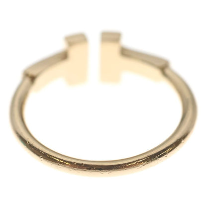 Tiffany & Co T Wire Diamond Ring Pink Gold