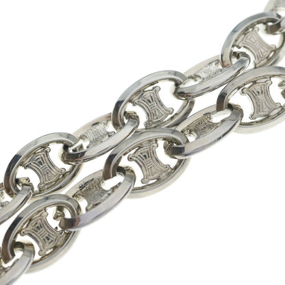 Celine Triomphe Chain Belt Silver
