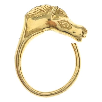 Hermes Cheval Hose Ring Motif Gold