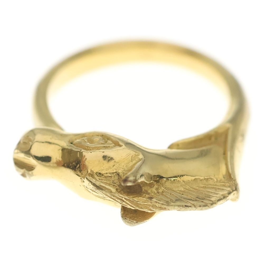 Hermes Cheval Hose Ring Motif Gold