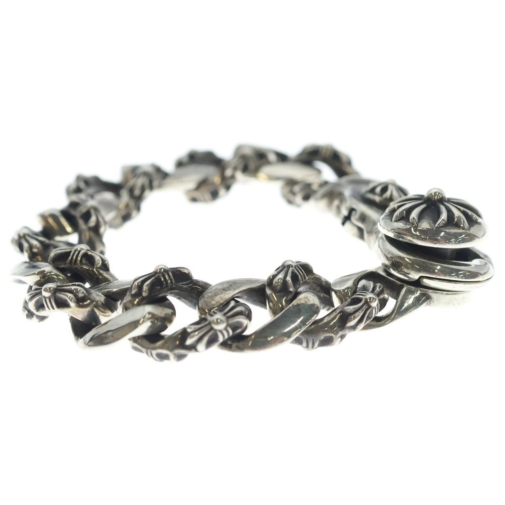 Chrome Hearts Fncy Chn Lnk Fancy Link Clip Bracelet 13 Links Silver