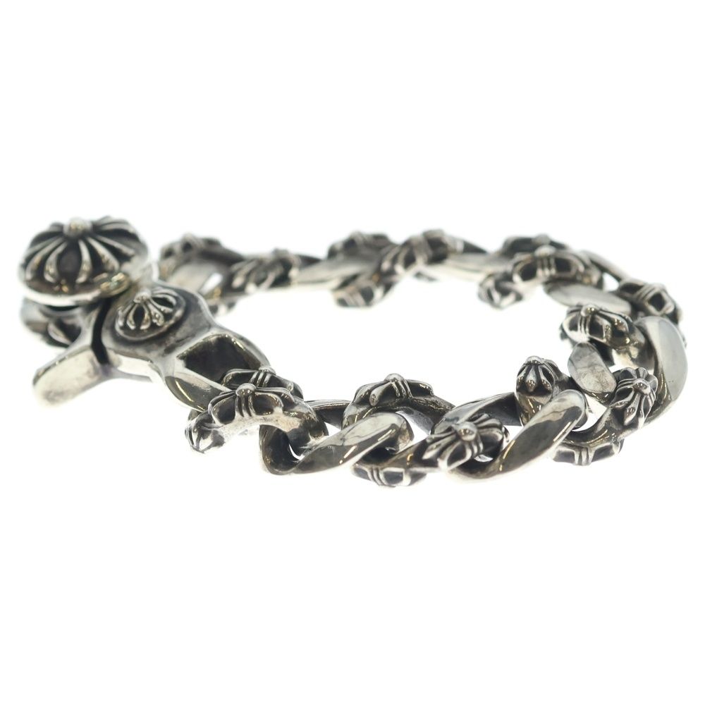 Chrome Hearts Fncy Chn Lnk Fancy Link Clip Bracelet 13 Links Silver