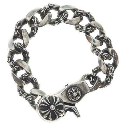 Chrome Hearts Fncy Chn Lnk Fancy Link Clip Bracelet 13 Links Silver