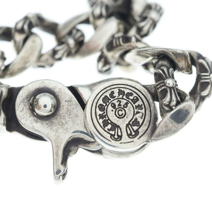 Chrome Hearts Fncy Chn Lnk Fancy Link Clip Bracelet 13 Links Silver