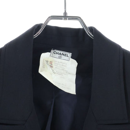 Chanel Coco Button Double Jacket Navy