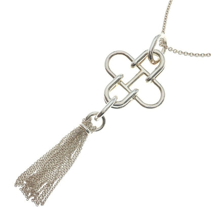 Hermes Rose de Mer Necklace Silver