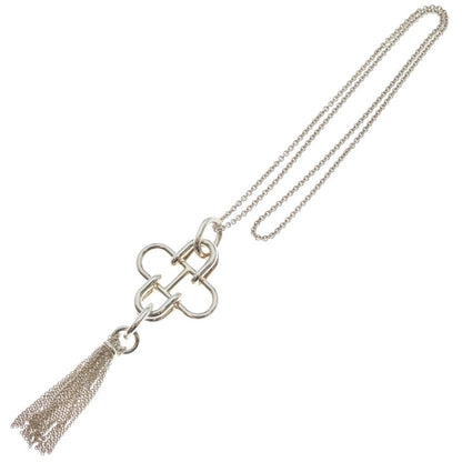 Hermes Rose de Mer Necklace Silver