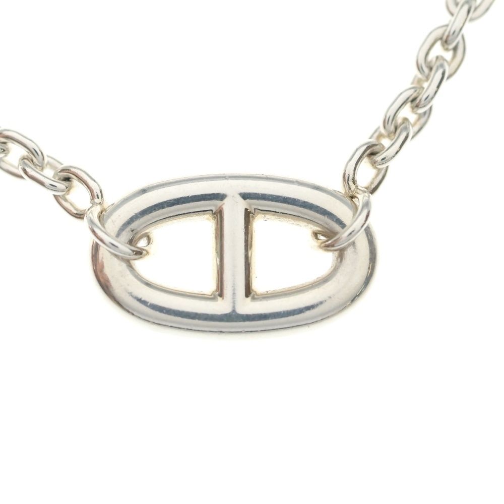 Hermes Farandole Necklace Pendant Chain Silver
