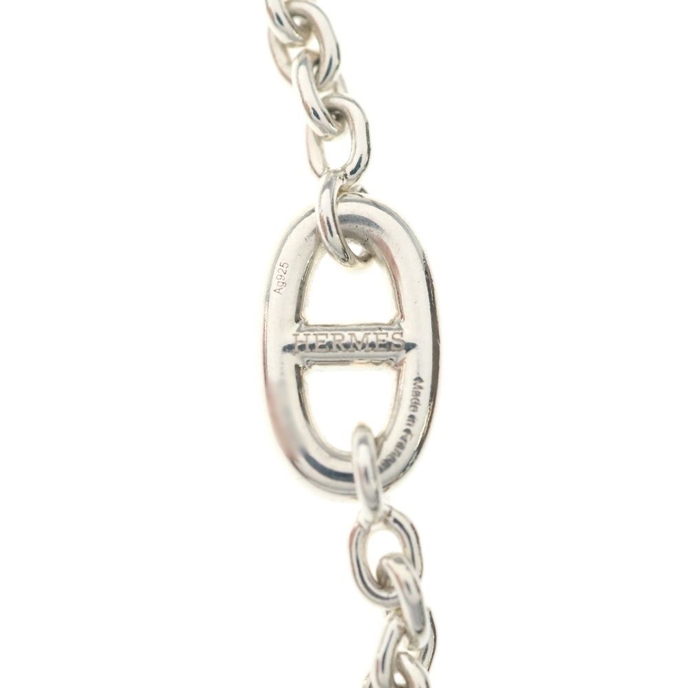 Hermes Farandole Necklace Pendant Chain Silver