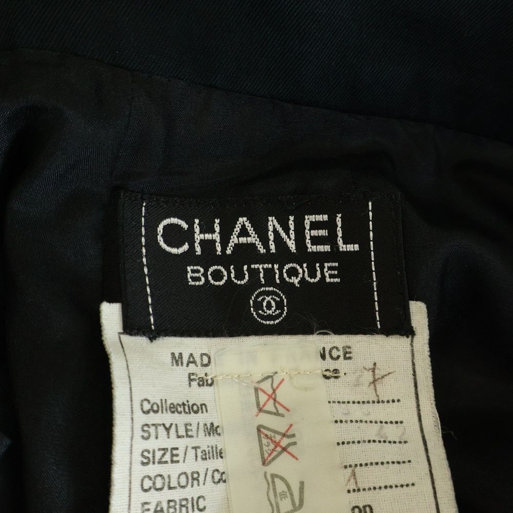 Chanel Cotton Skirt Black