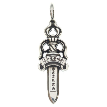 Chrome Hearts Double Dagger Daga Pendant Top Silver