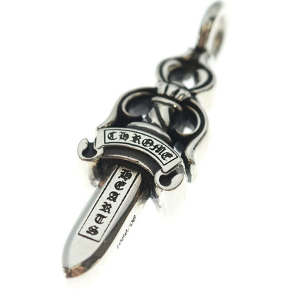 Chrome Hearts Double Dagger Daga Pendant Top Silver