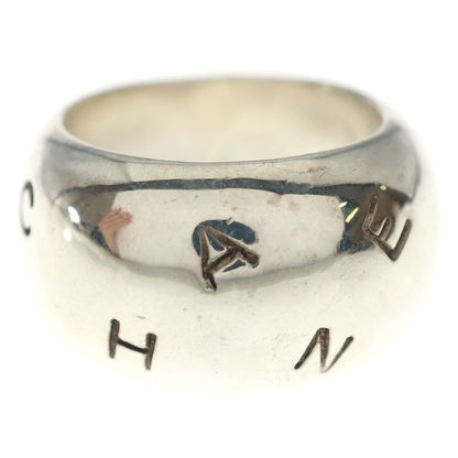 Chanel Logo Ring Silver