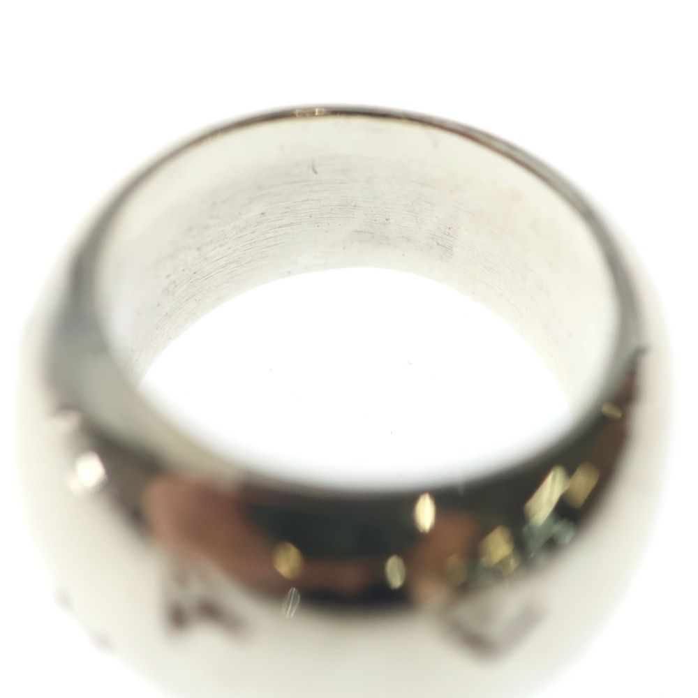 Chanel Logo Ring Silver