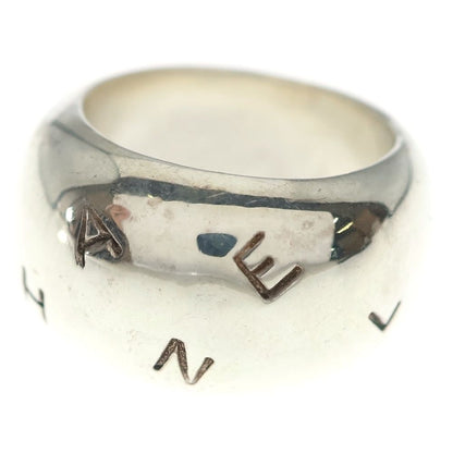Chanel Logo Ring Silver