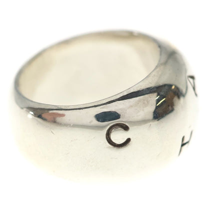 Chanel Logo Ring Silver