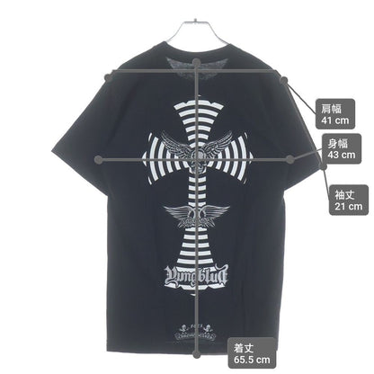 Chrome Hearts Aerosmith Blue Mountain Limited Foti Print Short Sleeve T-Shirt